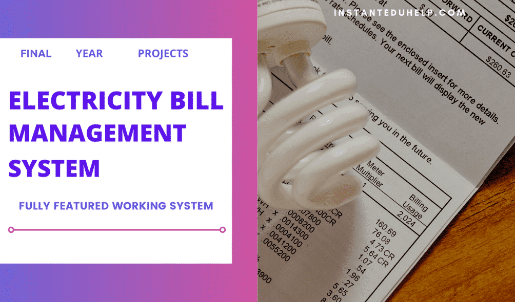 Electricity Bill Management System Project